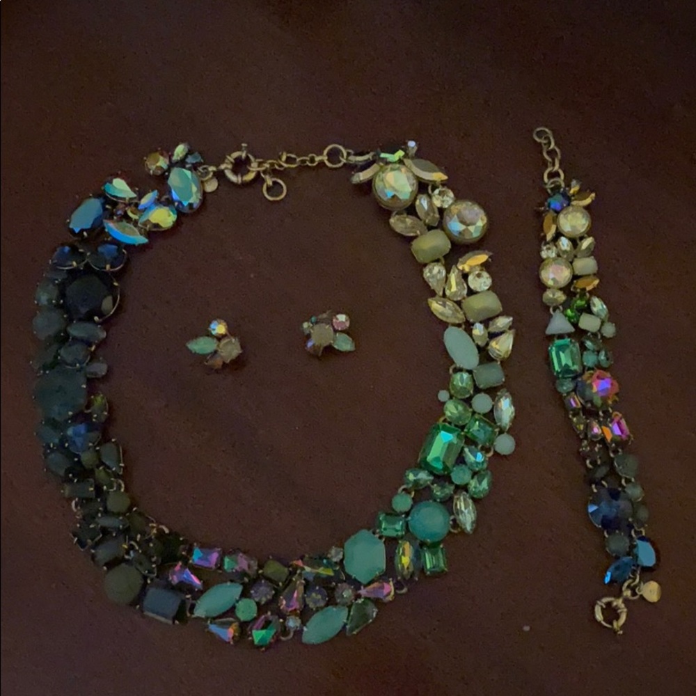 J. Crew ombre crystal jewelry